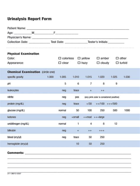 Fake Urine Test Results Templates Gallery Image 2