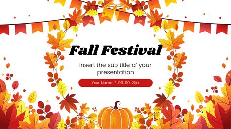 Fall Festival Google Slides Template