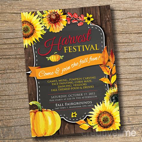 Fall Festival Invitation Themes