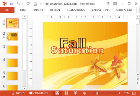 Fall festival PowerPoint template