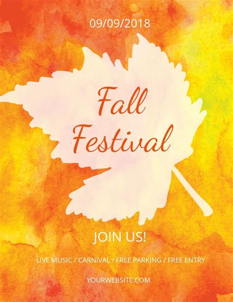 Fall Festival Template