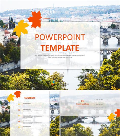 Fall Landscape PowerPoint Template