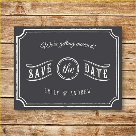 Fall Wedding Save The Date Templates Free Download