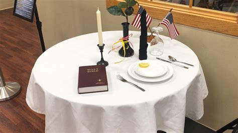 Fallen Comrade Table Setting