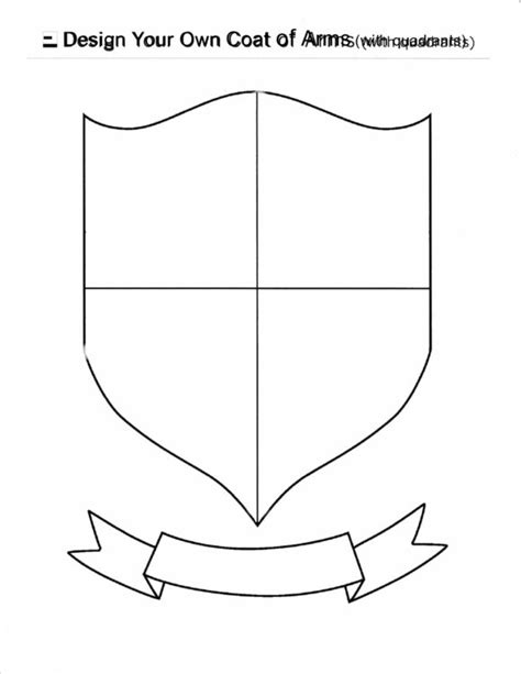 Family Crest Cricut Template