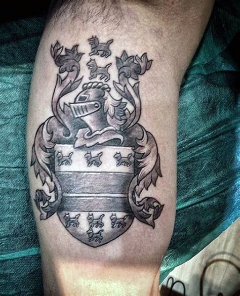 Family Crest Tattoos for Men