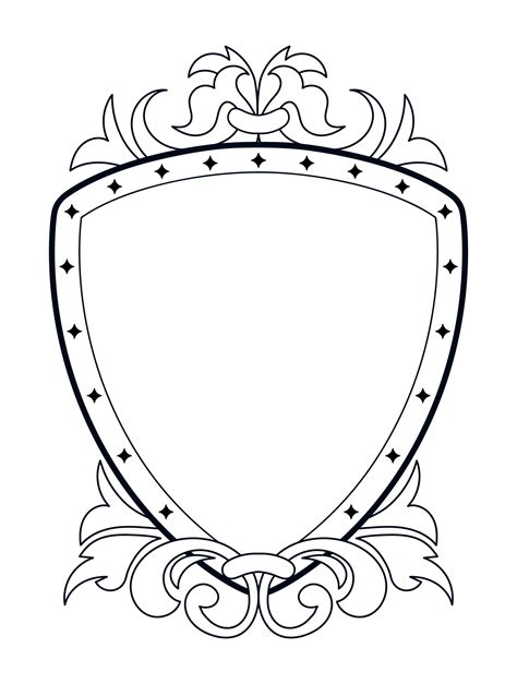 Family Crest Template Example