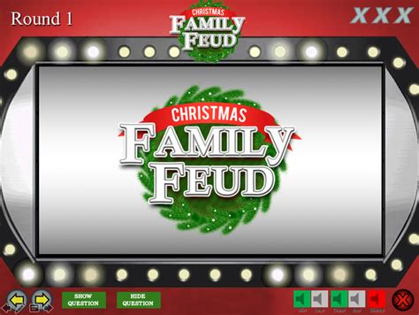 Family Feud Christmas Template