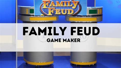 Family Feud Game Generator