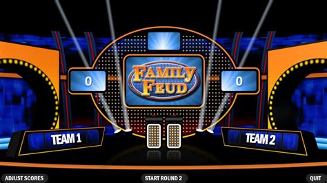 Family Feud PowerPoint Template With Sound Effects