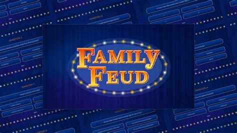 Family Feud Slides Template