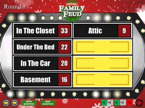 Family Feud Template Design