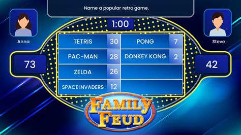 Family Feud template questions