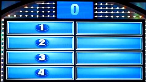 Family Feud template scoring