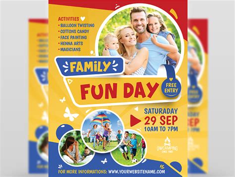 Family Fun Day Flyer with a Photo