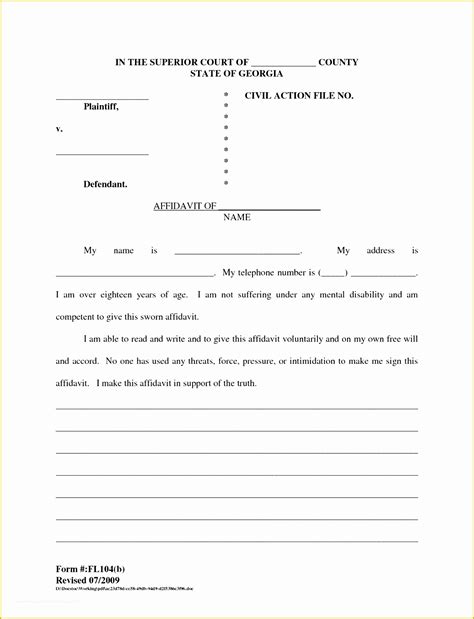 Family Law Template Word