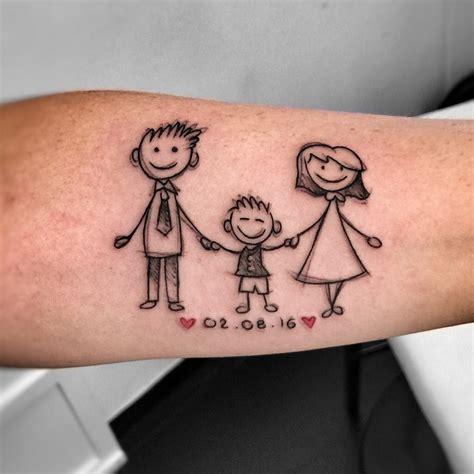 Family love tattoos