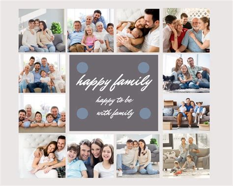 Family Photo Collage Templates