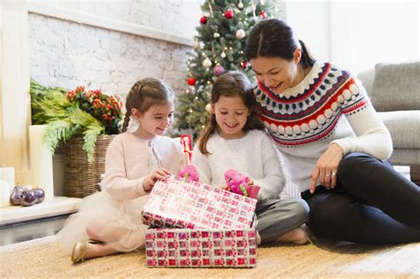 Family Receiving Gifts