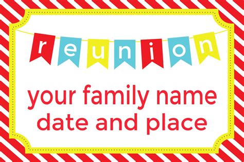 Family Reunion Banner Template 5