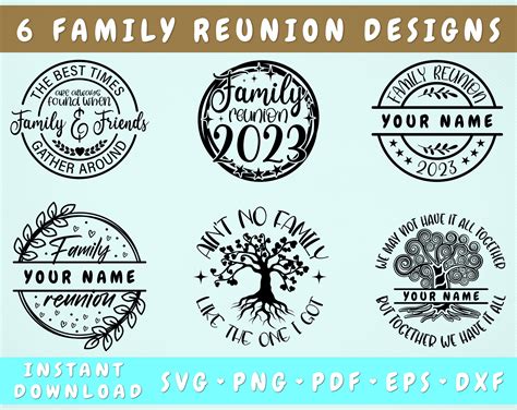 Family Reunion Design Templates