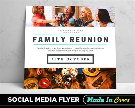 Family Reunion Flyer Design 1