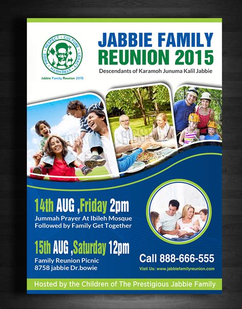 Family Reunion Flyer Design 10