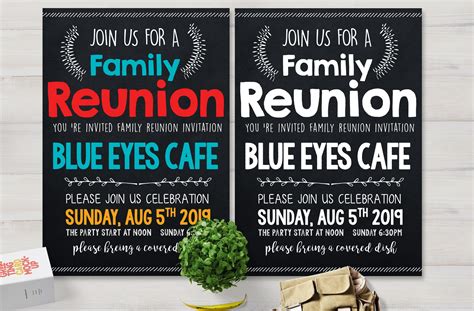 Family Reunion Flyer Ideas Creative