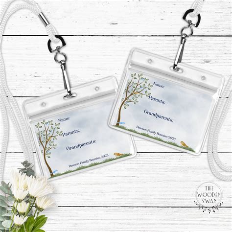 Family Reunion Name Tags Examples