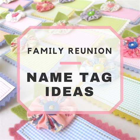 Family Reunion Name Tags Microsoft Word