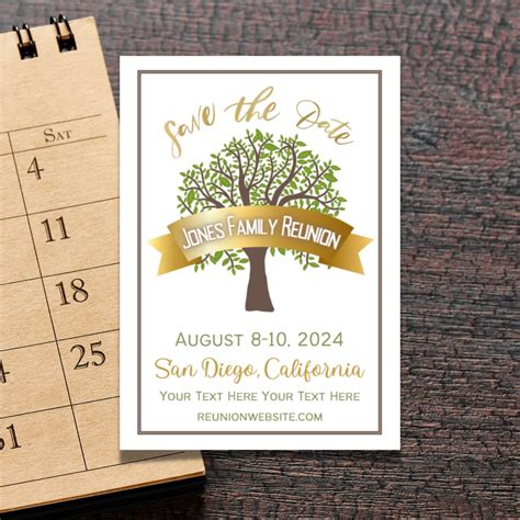 Family Reunion Save the Date Template 1