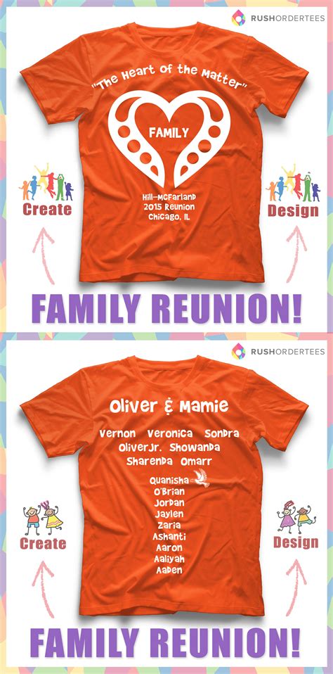 Family Reunion T-Shirt Color Ideas