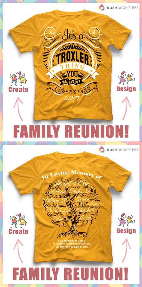 Family Reunion T-Shirt Design Templates