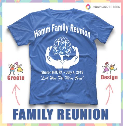 Family Reunion T-Shirt Template Designs