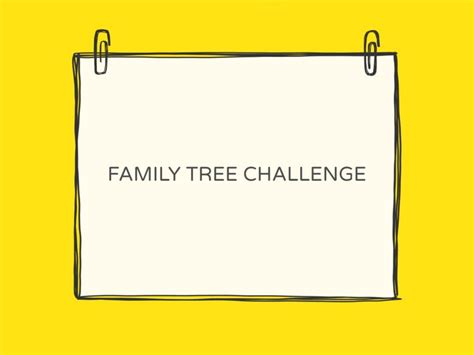 A diagram illustrating common family tree challenges