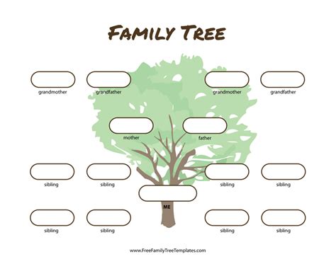 Family Tree Template Design 3