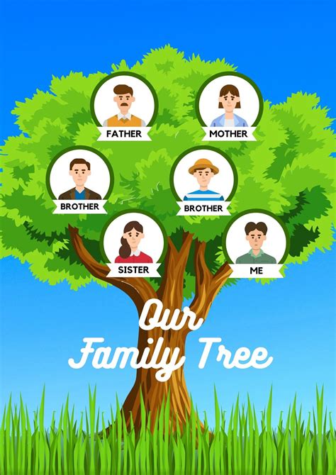 Family Tree Template Design 6