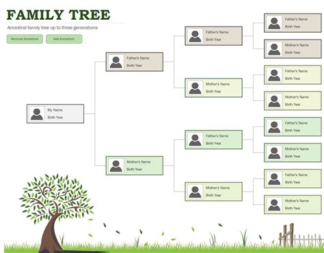 Family Tree Template Excel 4