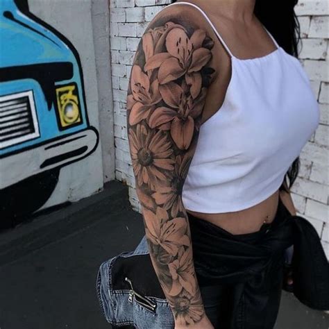 Famous female sleeve tattoo designs