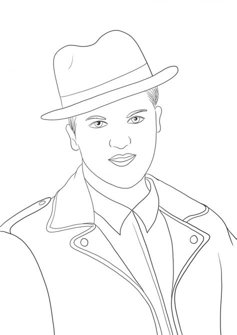 Famous Person Coloring Page