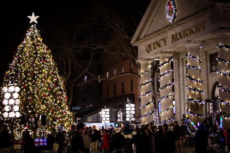 Faneuil Hall Christmas Tree Lighting