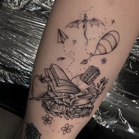 Fantasy book tattoos