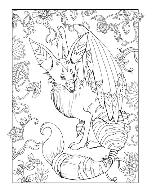 Fantasy Creature Coloring Pages