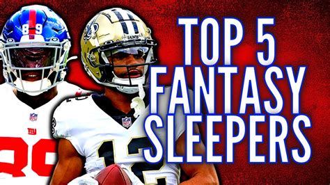 Fantasy Football Draft Sleepers