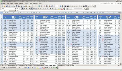 Fantasy Football Excel Template Screenshot 1