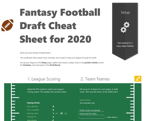 Updates and new releases for fantasy football templates