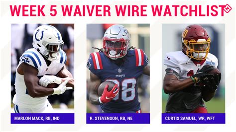 Fantasy Football Waiver Wire