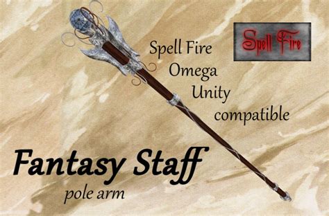 Description of Fantasy Staff STLs