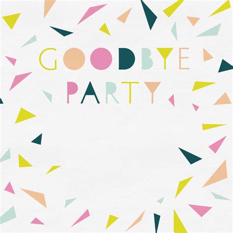 Farewell Party Invitation Template 8