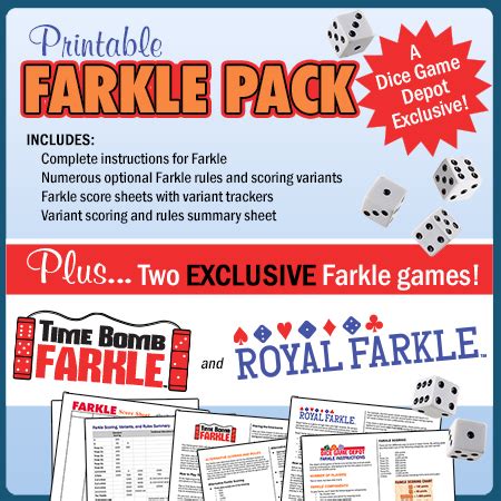 Farkle game variants